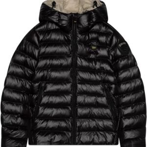 Blauer Giubbotto Piumino Nero Uomo