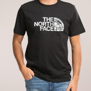 The North Face Woodcut Dome T-Shirt Uomo, TNF Black